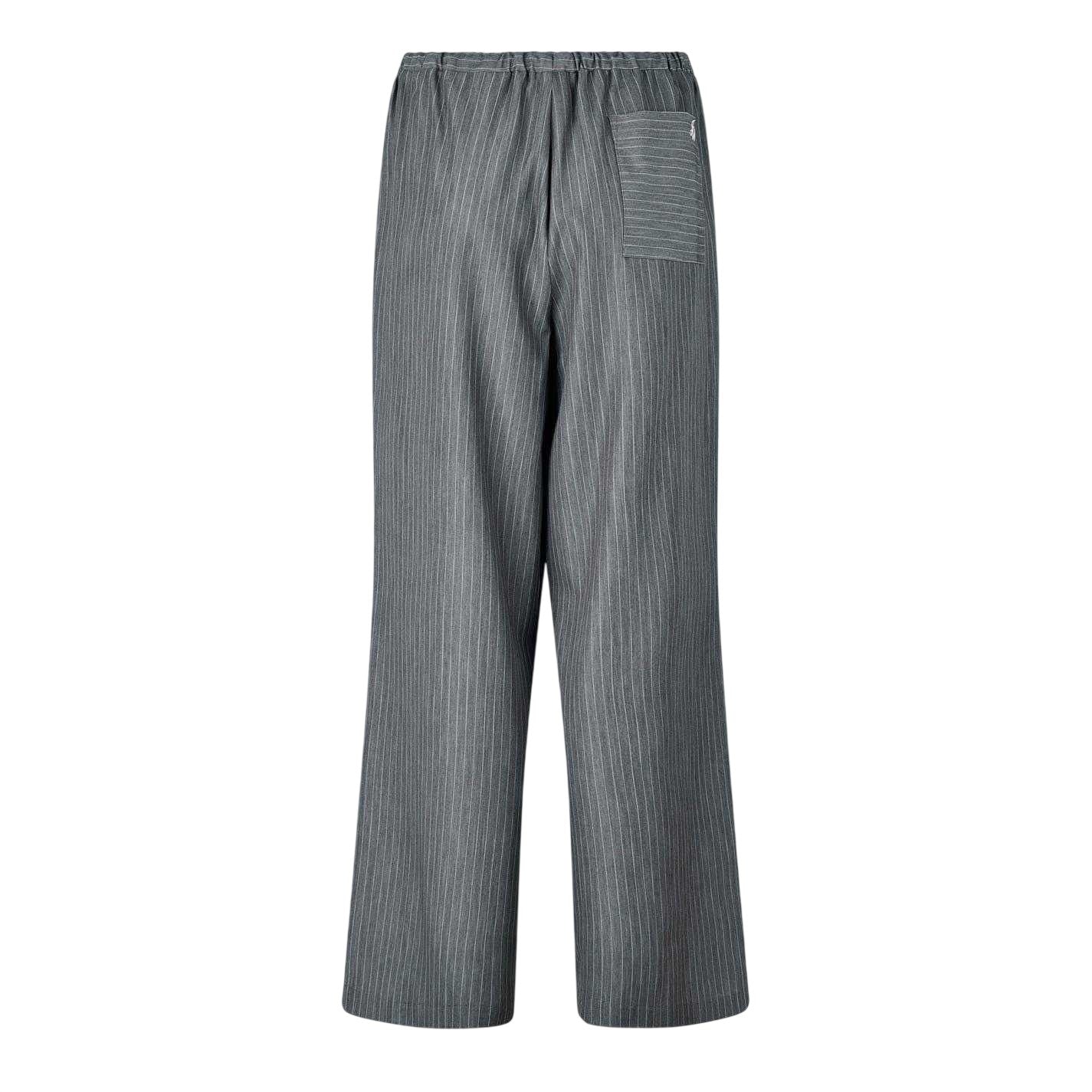 Folkstone - Back - Jack Wills Womens-Ladies Pinstripe Wide Leg Chinos