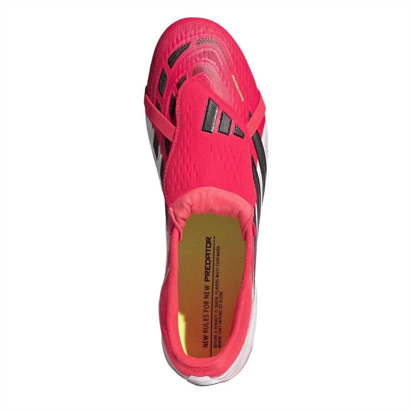 Red-Black-White - Lifestyle - Adidas Mens Predator Pro Folded Tongue Football Boots