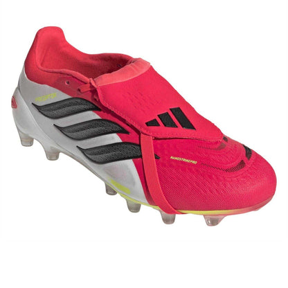 Red-Black-White - Pack Shot - Adidas Mens Predator Pro Folded Tongue Football Boots