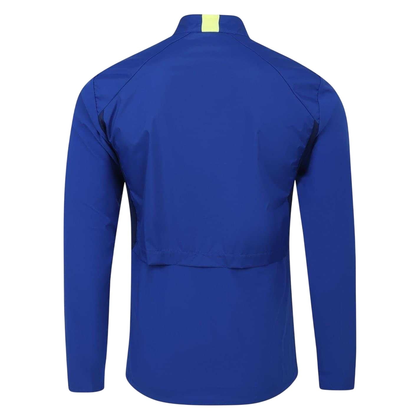 Deep Surf-Blue - Back - Umbro Mens Ribbed Cuff Track Jacket