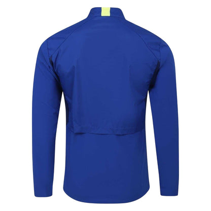 Deep Surf-Blue - Back - Umbro Mens Ribbed Cuff Track Jacket