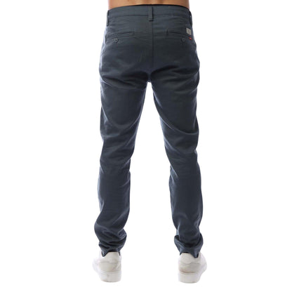 Dark Slate - Back - Levis Mens Cotton Blend Slim Chinos