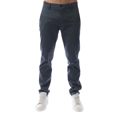 Dark Slate - Front - Levis Mens Cotton Blend Slim Chinos
