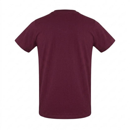 Red - Back - Aquascutum Mens London 1851 Cotton Blend T-Shirt