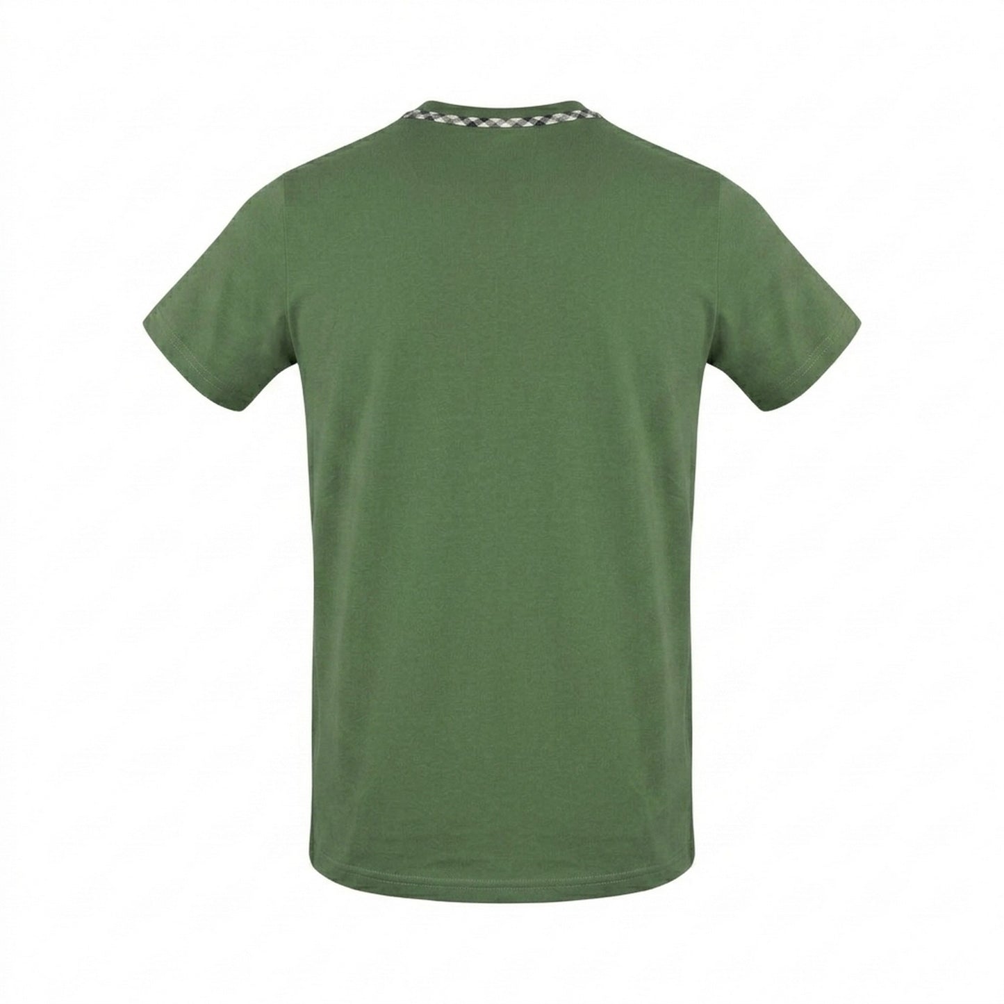Military Green - Back - Aquascutum Mens London 1851 Cotton Blend T-Shirt