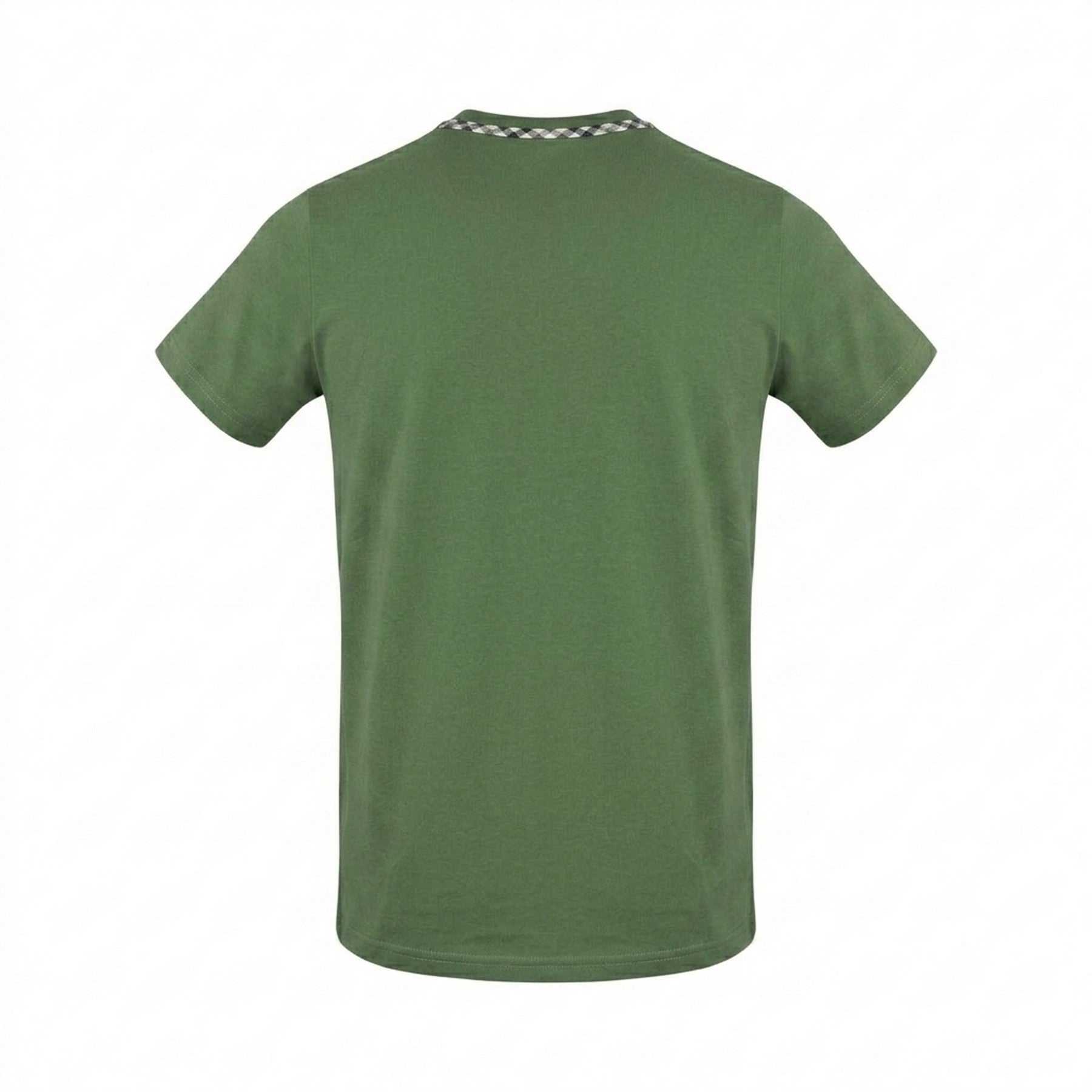 Military Green - Back - Aquascutum Mens London 1851 Cotton Blend T-Shirt