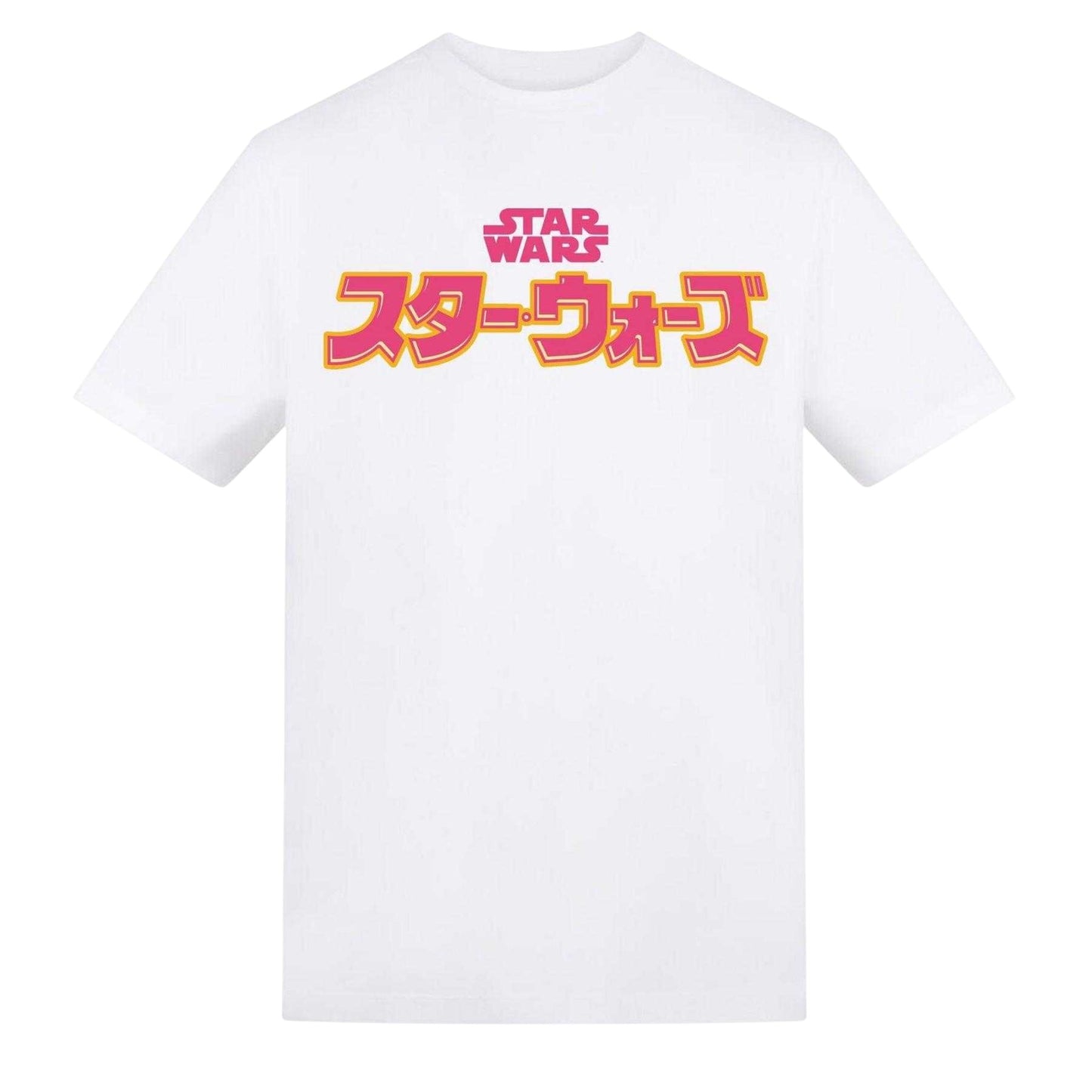 Beige - Front - Star Wars Unisex Adult Japanese T-Shirt