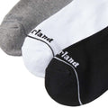 Black-Grey-White - Back - Timberland Unisex Adult Core No-Show Socks (Pack of 3)