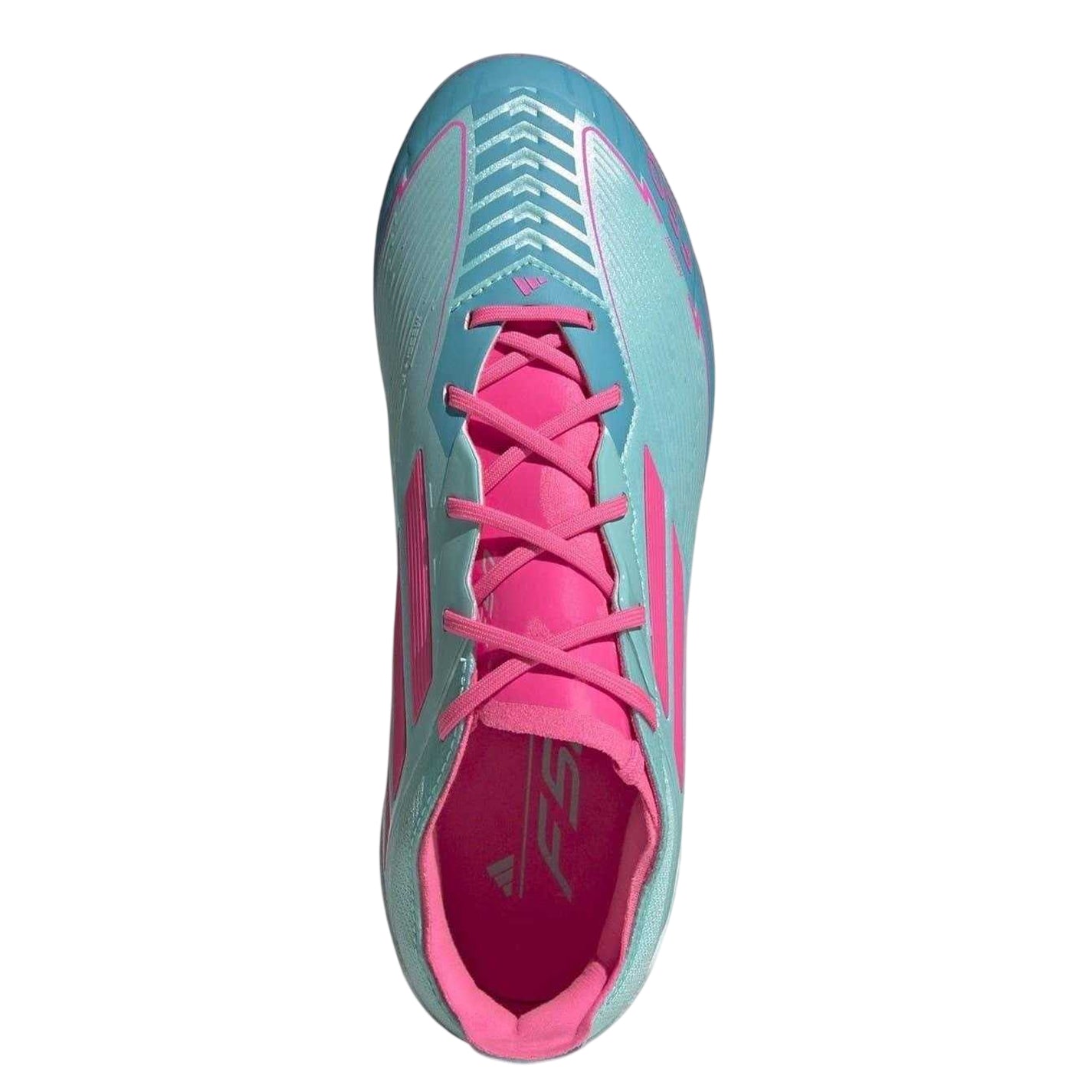Blue-Pink - Lifestyle - Adidas Childrens-Kids F50 Pro Firm Ground Football Boots
