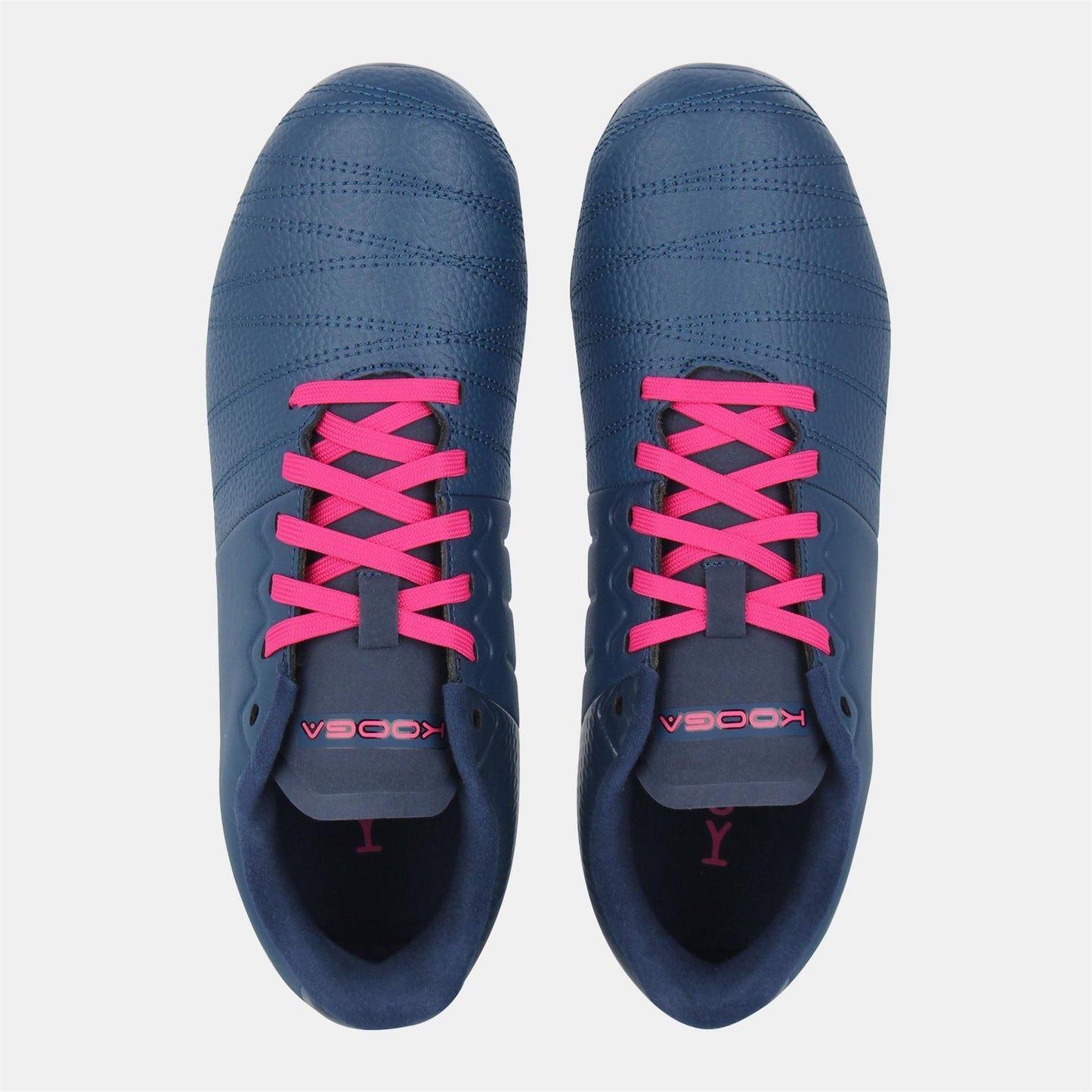 Navy-Pink - Lifestyle - KooGa Childrens-Kids Synthetic Rugby Boots