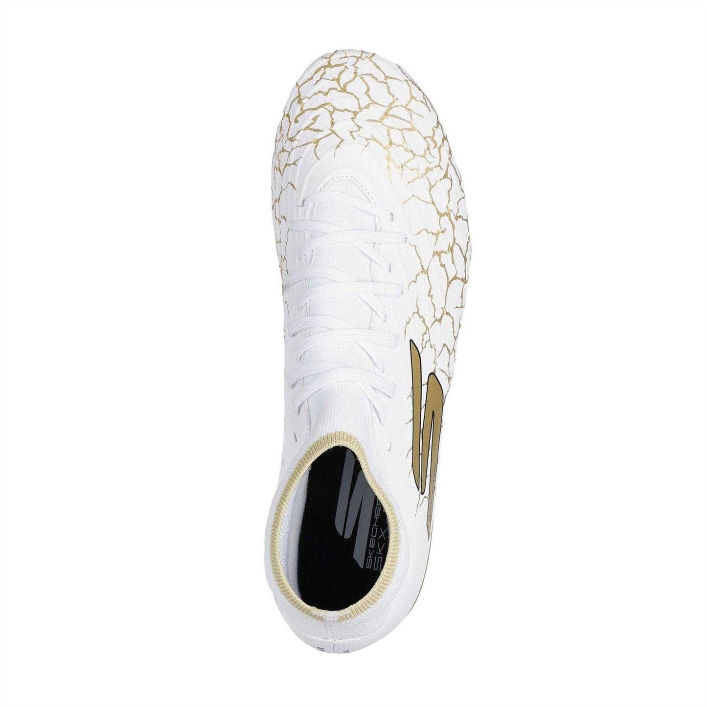 White-Black-Gold - Lifestyle - Skechers Mens SKX 1.5 Firm Ground Football Boots