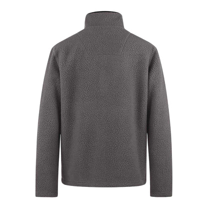 Grey - Back - Gul Mens Patterned Chest Pocket Jacket