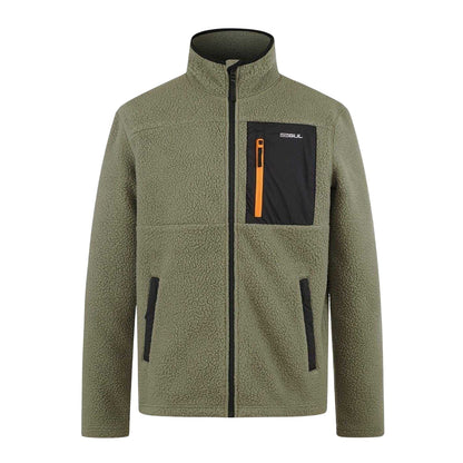 Khaki - Front - Gul Mens Patterned Chest Pocket Jacket
