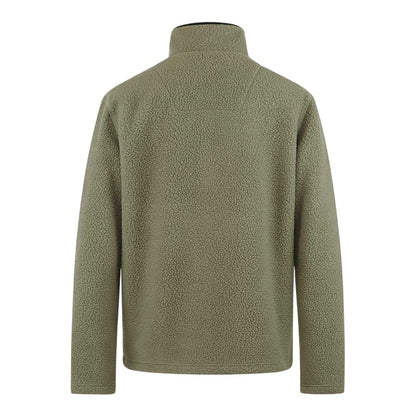 Khaki - Back - Gul Mens Patterned Chest Pocket Jacket