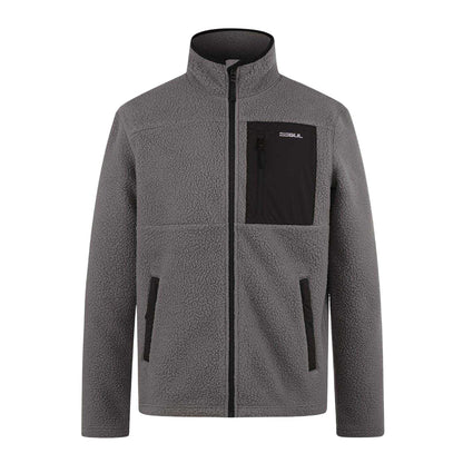 Grey - Front - Gul Mens Patterned Chest Pocket Jacket