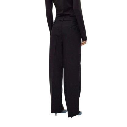 Black - Lifestyle - Vero Moda Womens-Ladies Straight Chinos
