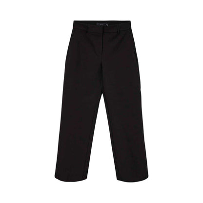 Black - Front - Vero Moda Womens-Ladies Straight Chinos