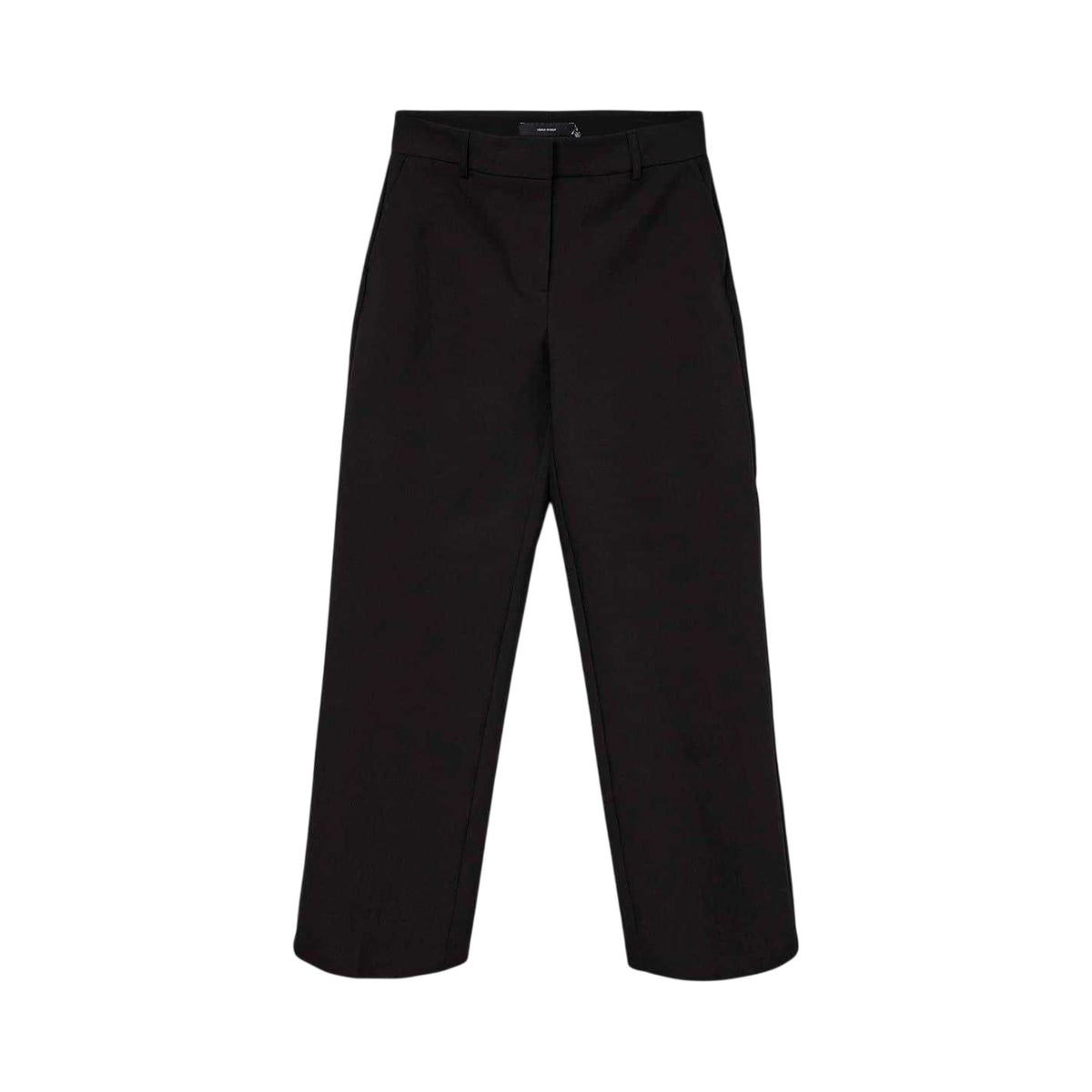 Black - Front - Vero Moda Womens-Ladies Straight Chinos