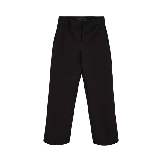 Black - Front - Vero Moda Womens-Ladies Straight Chinos