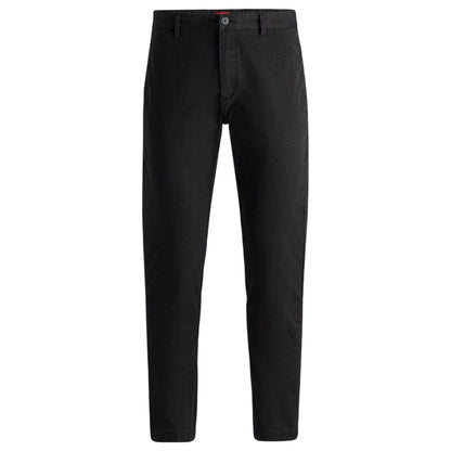 Black - Front - Hugo Boss Mens David Slim Chinos