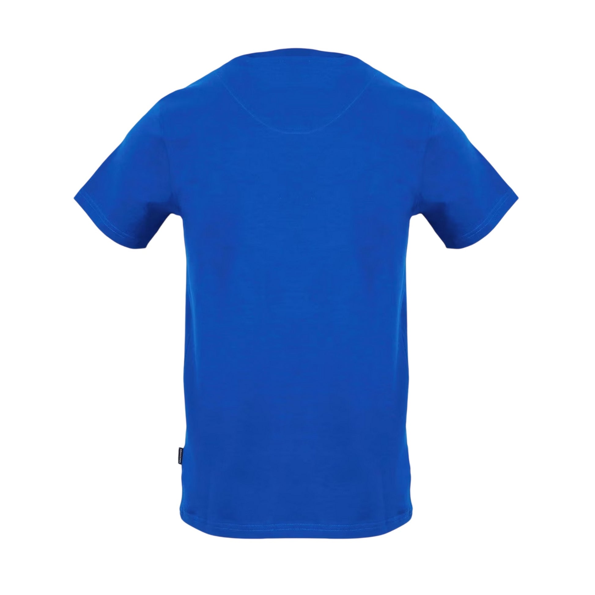 Sky - Back - Aquascutum Mens Club Check T-Shirt