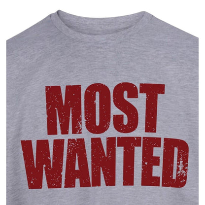 Grey - Side - AWD Unisex Adult Most Wanted T-Shirt