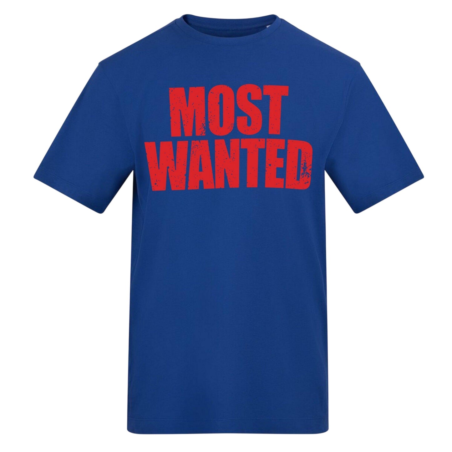 Blue - Front - AWD Unisex Adult Most Wanted T-Shirt