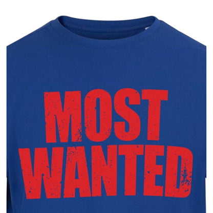 Blue - Side - AWD Unisex Adult Most Wanted T-Shirt