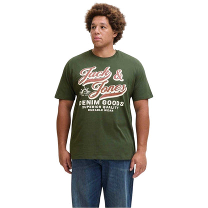 Duffle Bag - Side - Jack And Jones Mens Denim Goods Logo Short-Sleeved T-Shirt
