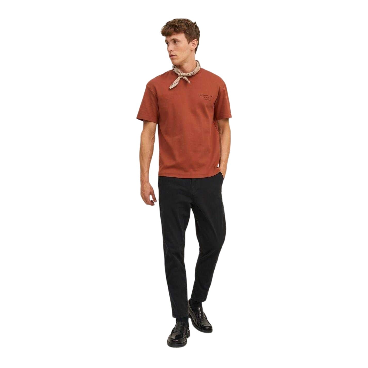 Black - Side - Jack And Jones Mens Harlow Tapered Chinos