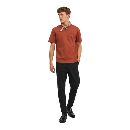 Black - Side - Jack And Jones Mens Harlow Tapered Chinos