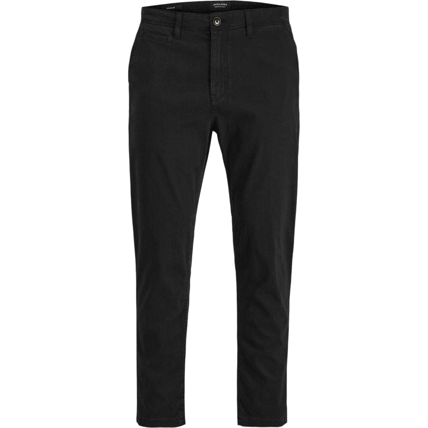Black - Front - Jack And Jones Mens Harlow Tapered Chinos