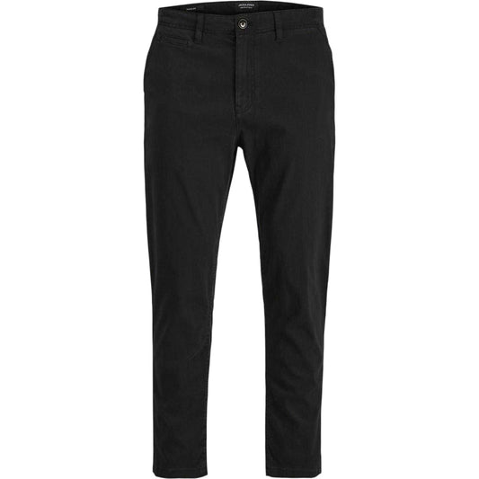 Black - Front - Jack And Jones Mens Harlow Tapered Chinos