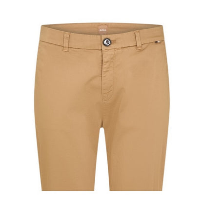 Medium Beige - Side - Boss Womens-Ladies Slim Chinos