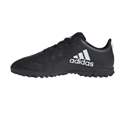 Black-White - Side - Adidas Childrens-Kids Goletto VIII Non Marking Football Boots