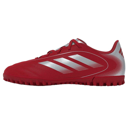 Red-Silver - Side - Adidas Childrens-Kids Goletto VIII Non Marking Football Boots