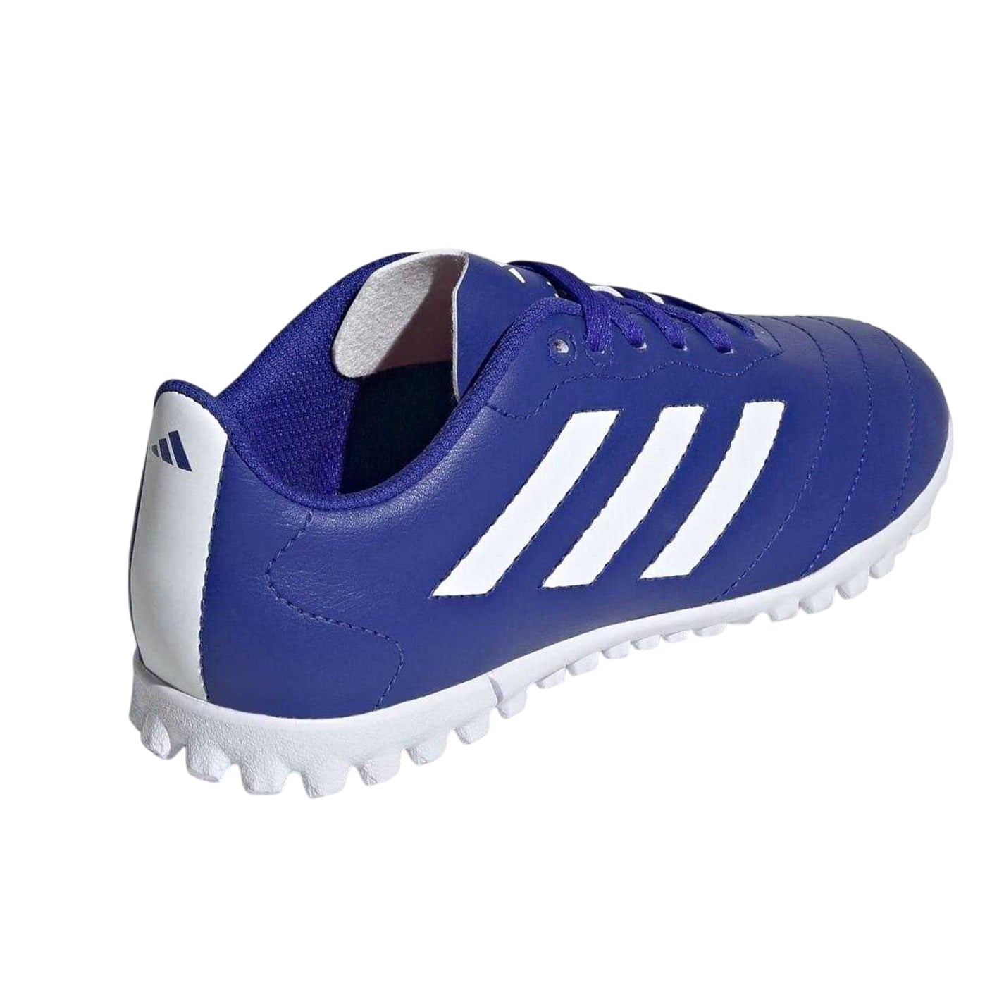 Blue-White-Red - Back - Adidas Childrens-Kids Goletto VIII Non Marking Football Boots