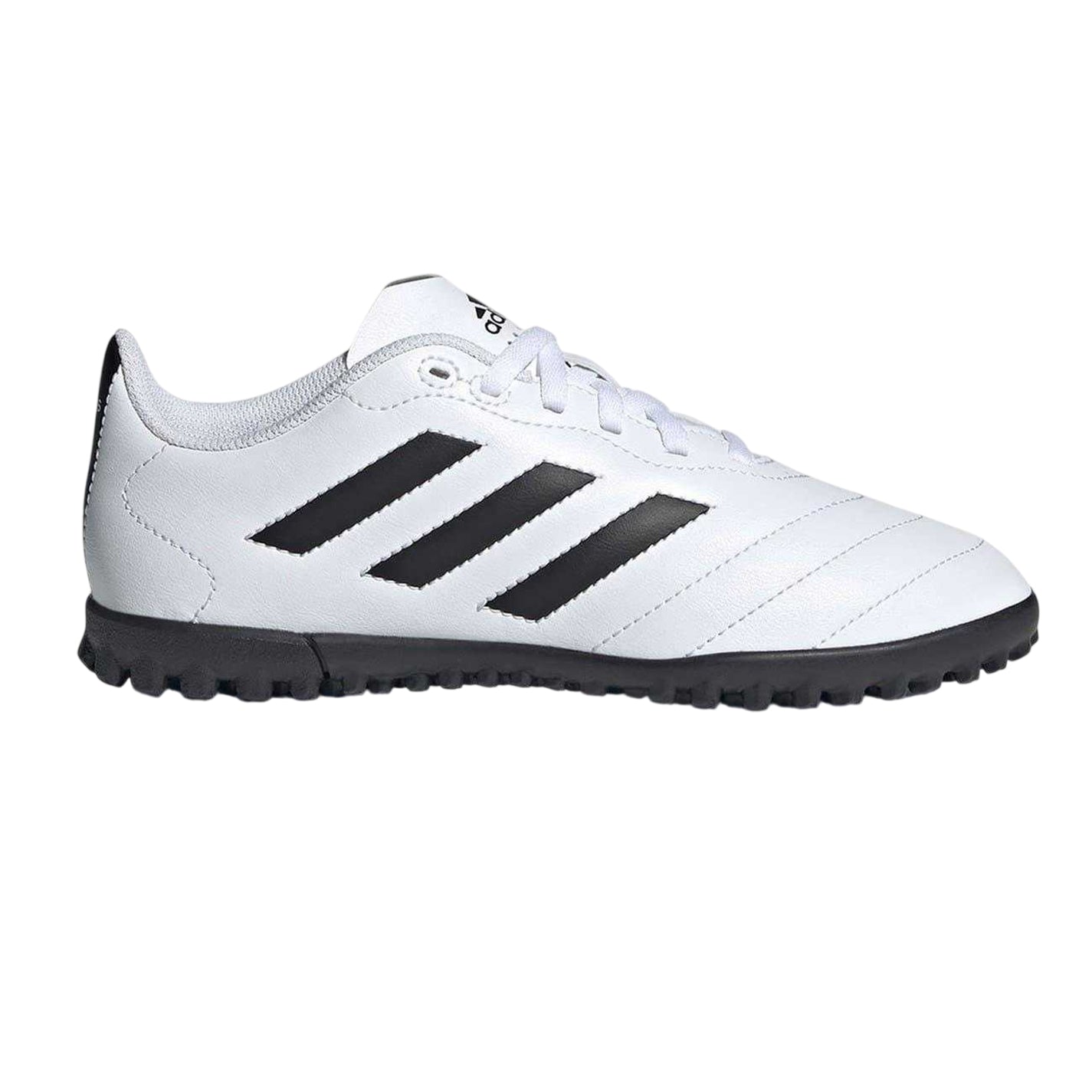 White-Black - Front - Adidas Childrens-Kids Goletto VIII Non Marking Football Boots