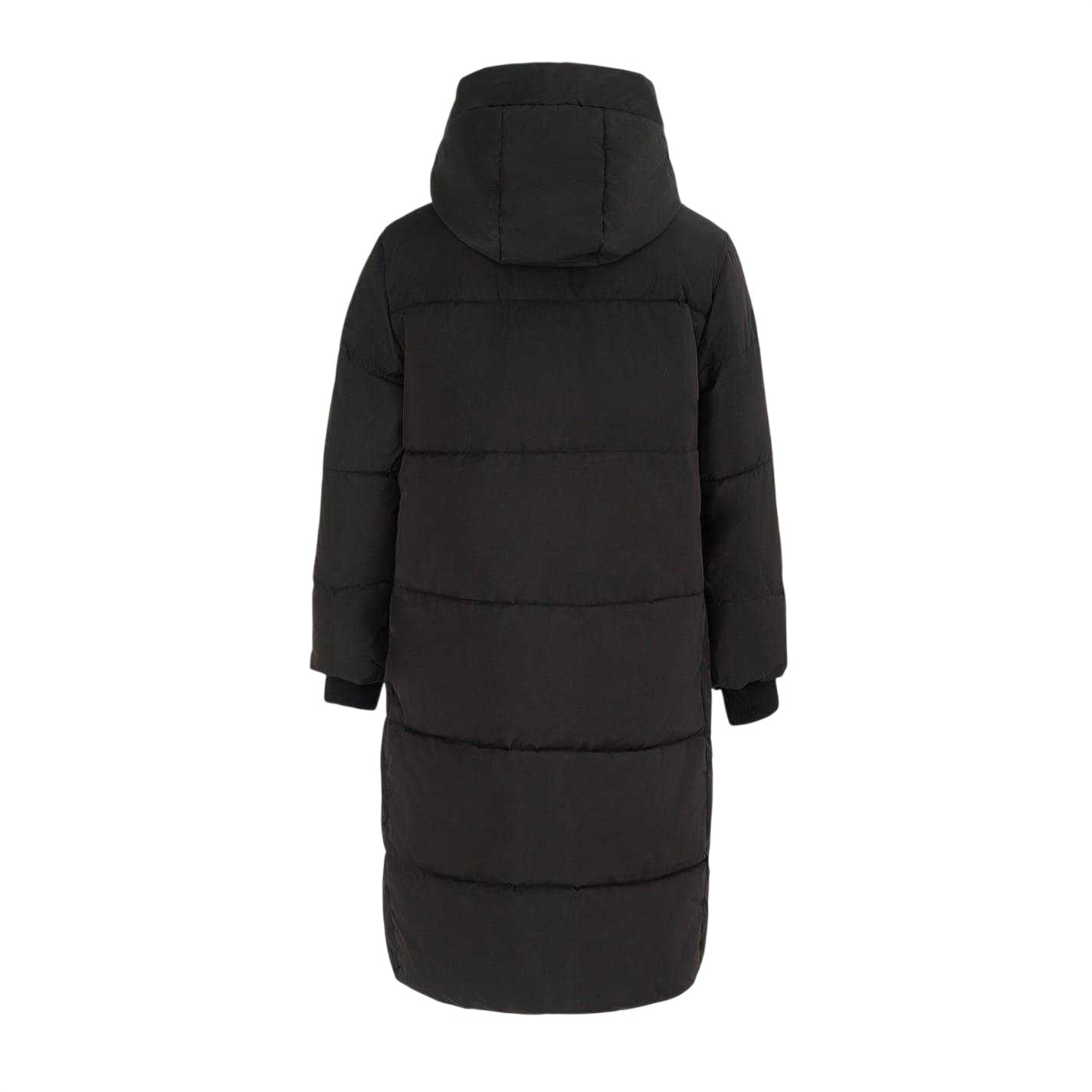 Black - Back - Firetrap Womens-Ladies Long Padded Jacket