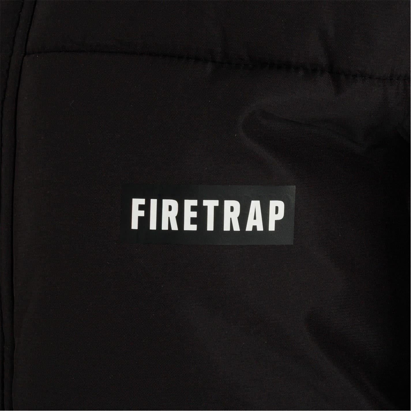Black - Lifestyle - Firetrap Womens-Ladies Long Padded Jacket