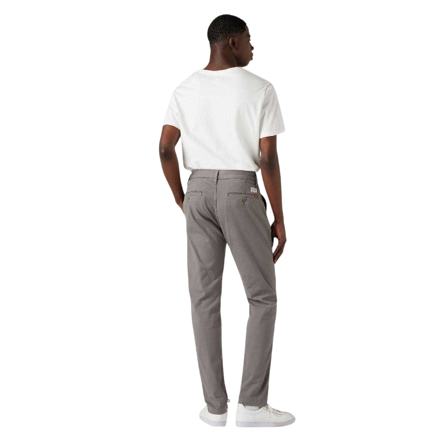 Pewter - Back - Levis Mens XX Tapered Slim Chinos