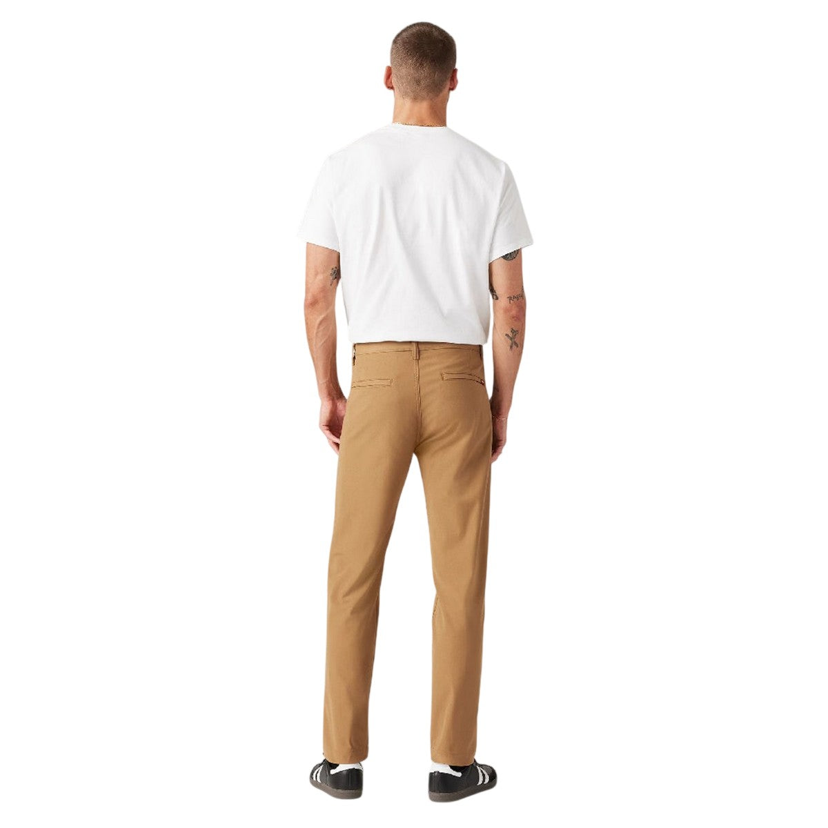 Walnut Brown - Back - Levis Mens XX Standard Straight Chinos