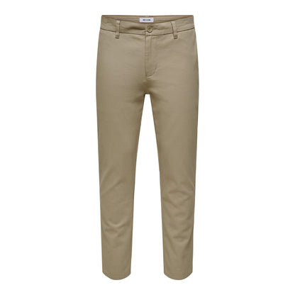 Chinchilla - Front - Only Mens Straight Chinos