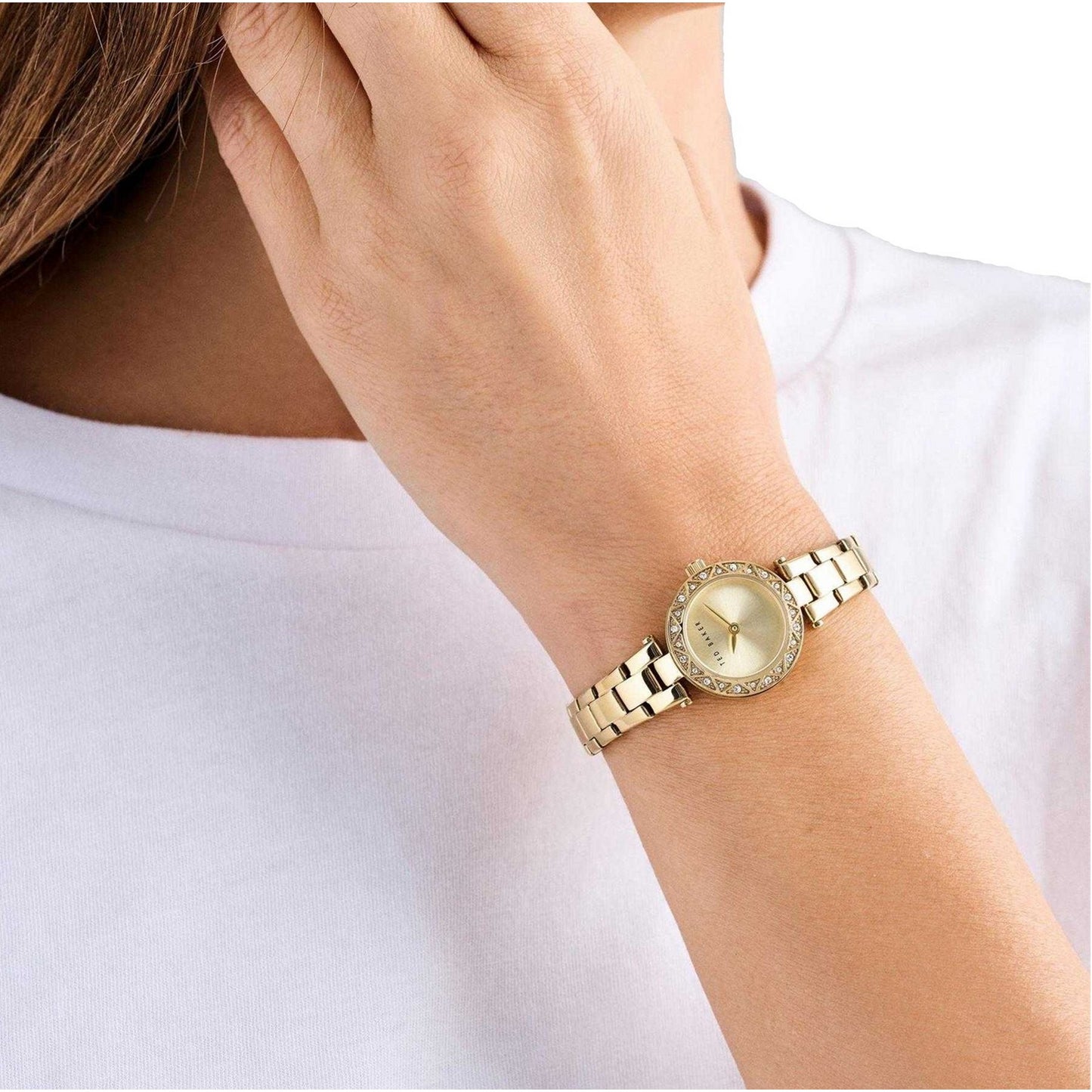Gold - Lifestyle - Ted Baker Womens-Ladies Metal Bracelet Analogue Watch