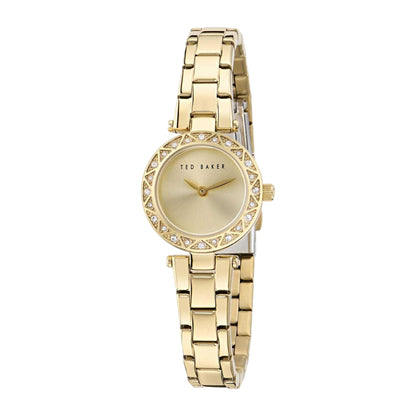Gold - Front - Ted Baker Womens-Ladies Metal Bracelet Analogue Watch