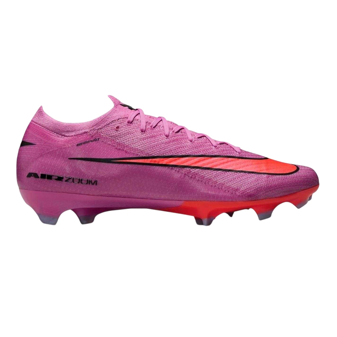 Pink-Black - Front - Nike Unisex Adult Vapor Firm Ground Football Boots