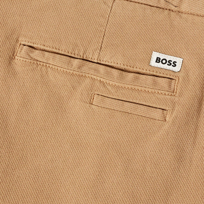 Medium Beige - Side - Boss Mens Kaiton Tailored Trousers