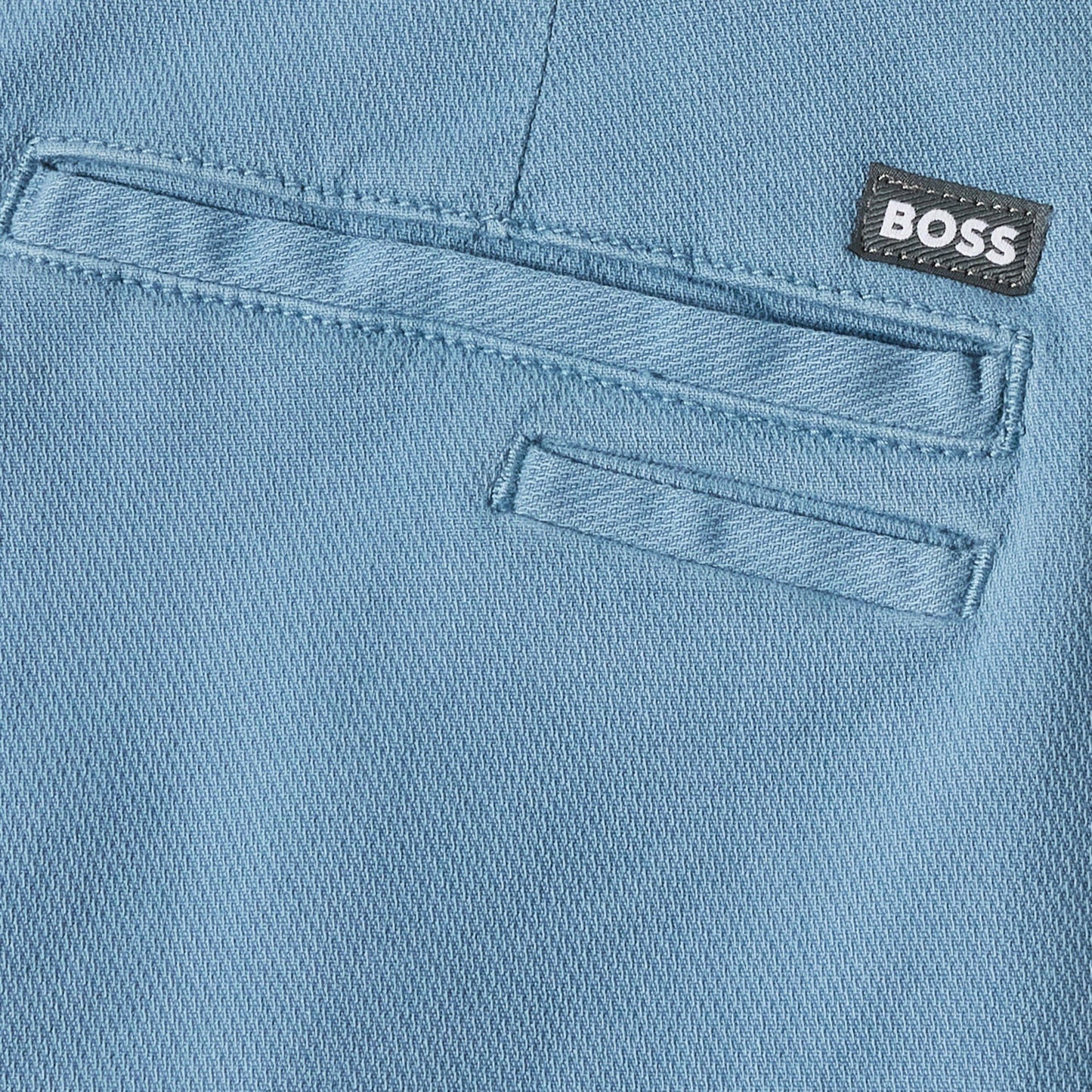 Pastel Blue - Side - Boss Mens Kaiton Tailored Trousers