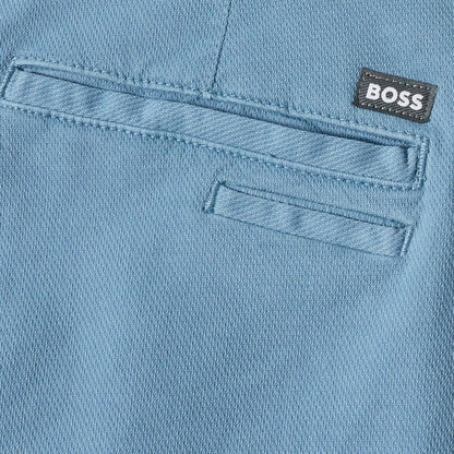 Pastel Blue - Side - Boss Mens Kaiton Tailored Trousers