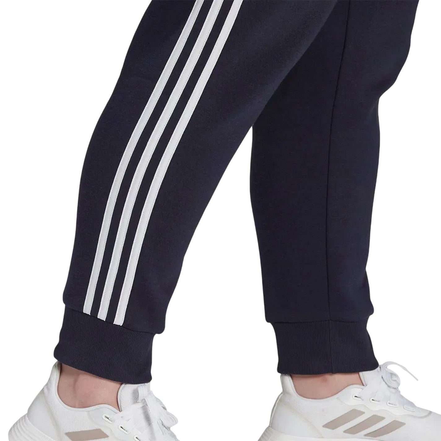 Navy - Lifestyle - Adidas Womens-Ladies Logo Regular Athletic Joggers